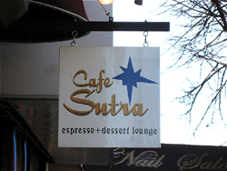 Outside Cafe Sutra