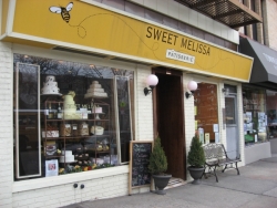 Outside Sweet Melissa Patisserie in Park Slope